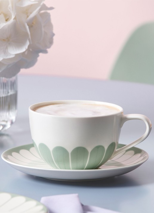 Villeroy & Boch Fleur kopje - detail groen