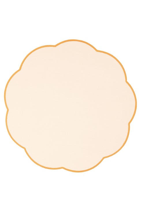 Villeroy & Boch Fleur placemat 40 cm - voorkant geel