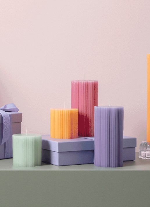 Villeroy & Boch Fleur stompkaars - achterkant 3 geel