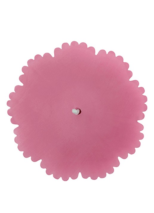 Villeroy & Boch Fleur stompkaars - voorkant 2 donkerroze