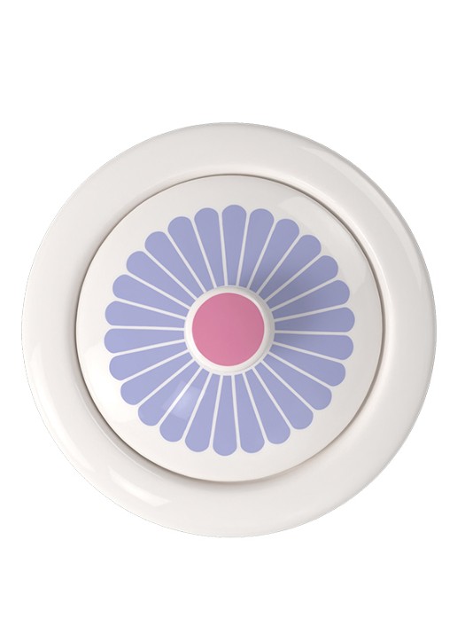 Villeroy & Boch Fleur suikerpot 10 cm - voorkant 3 geel