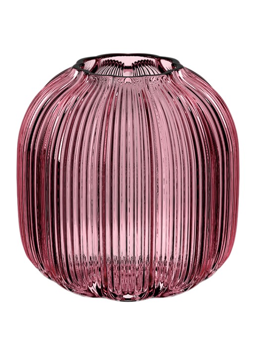 Villeroy & Boch Fleur vaas 11 cm - voorkant roze