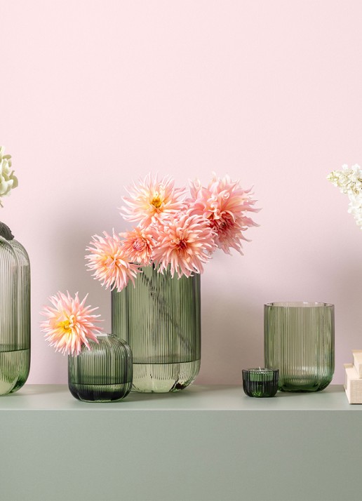 Villeroy & Boch Fleur vaas 15 cm - achterkant groen