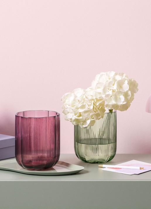 Villeroy & Boch Fleur vaas 15 cm - voorkant 3 groen