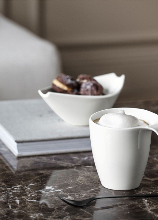 Villeroy & Boch Flow kopje 34 cl - achterkant 5 gebroken wit