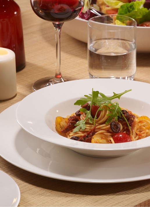 Villeroy & Boch For Me pastabord 25 cm - achterkant 3 gebroken wit