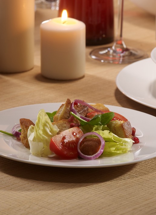 Villeroy & Boch For Me serviesset voor 4 personen - achterkant gebroken wit