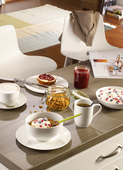Villeroy & Boch For Me serviesset voor 4 personen - detail 2 gebroken wit