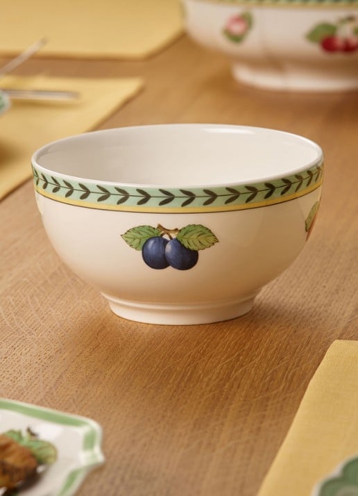 Villeroy & Boch French Garden Fleurence kom 14 cm - voorkant 2 gebroken wit