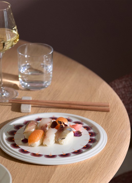Villeroy & Boch Iconic La Boule Kyoto serviesset 7-delig - detail wit