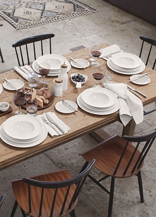Villeroy & Boch La Classica Nuova pastabord 30 cm - voorkant 2 gebroken wit