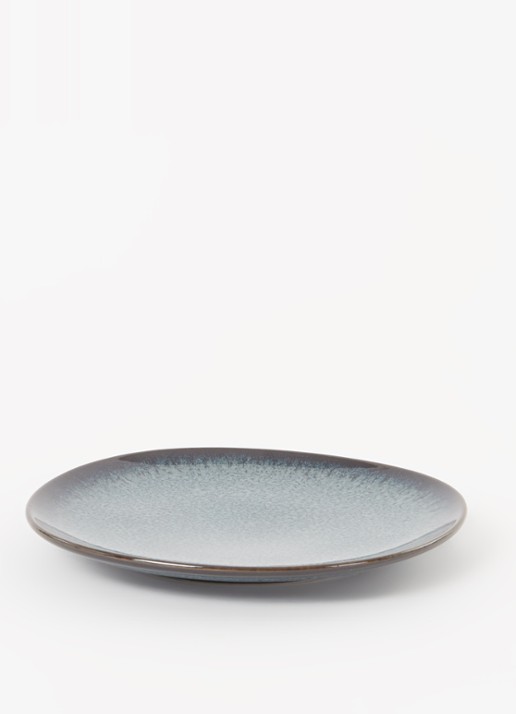 Villeroy & Boch Lave gebaksbordje 17,5 cm - voorkant 3 donkergrijs