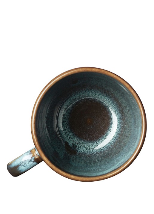 Villeroy & Boch Lave Glacé mok 40 cl - voorkant 4 turquoise