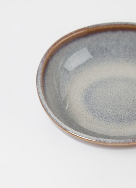 Villeroy & Boch Lave serveerschaal 10,5 cm - detail donkerbeige