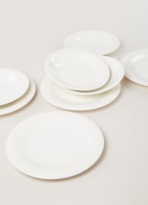 Villeroy & Boch Like Color Loop dinerbord 8-delig - detail 3 gebroken wit