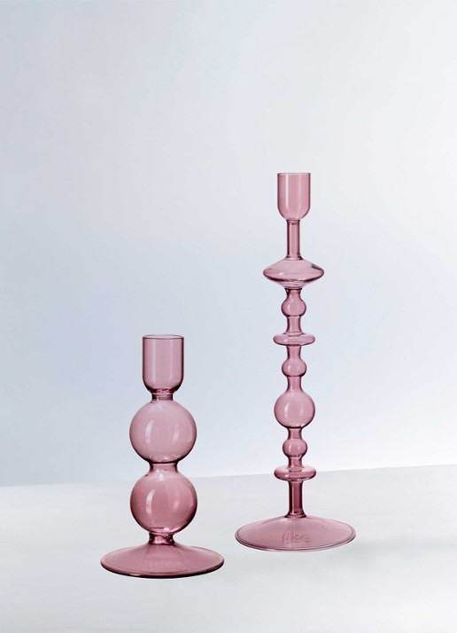 Villeroy & Boch Like Home kandelaar 13,5 cm - detail 3 roze