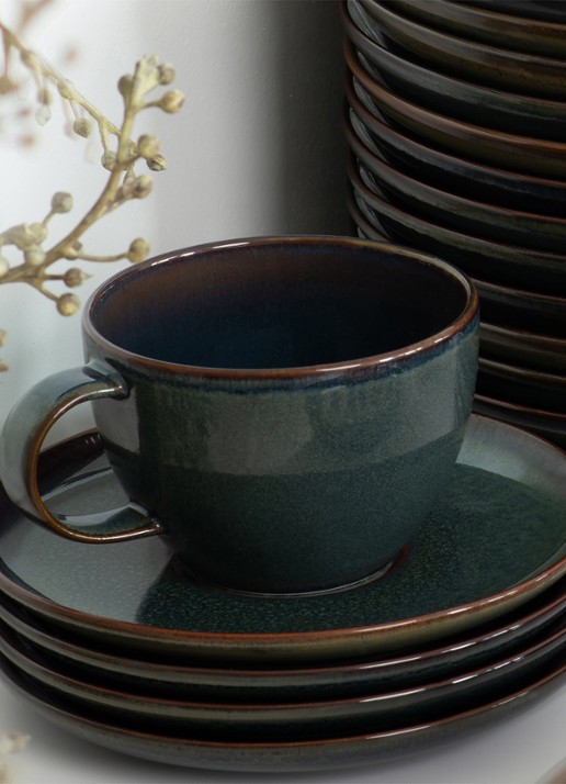 Villeroy & Boch Like kopje 25 cl - detail bronsgroen