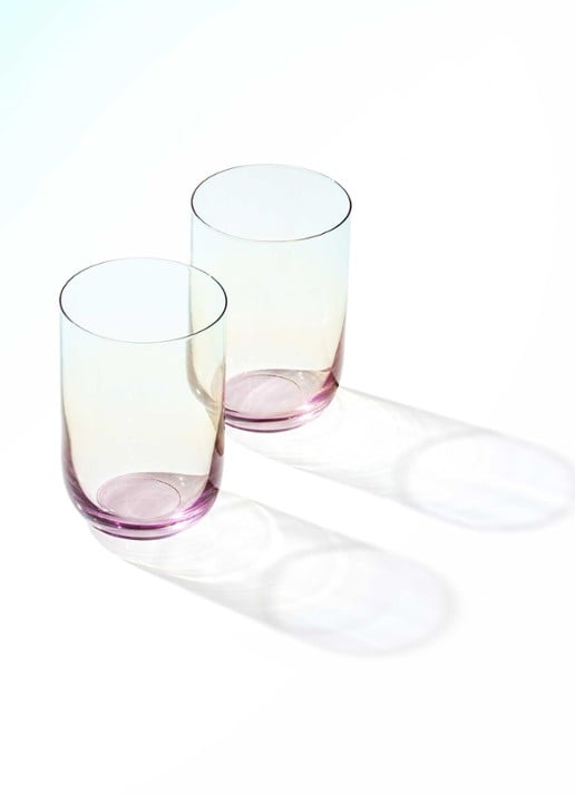 Villeroy & Boch Like Pearl longdrinkglas 30 cl set van 2 - voorkant 3 multicolor