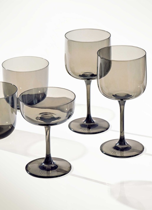Villeroy & Boch Like Smoke longdrinkglas 30 cl - detail grijs