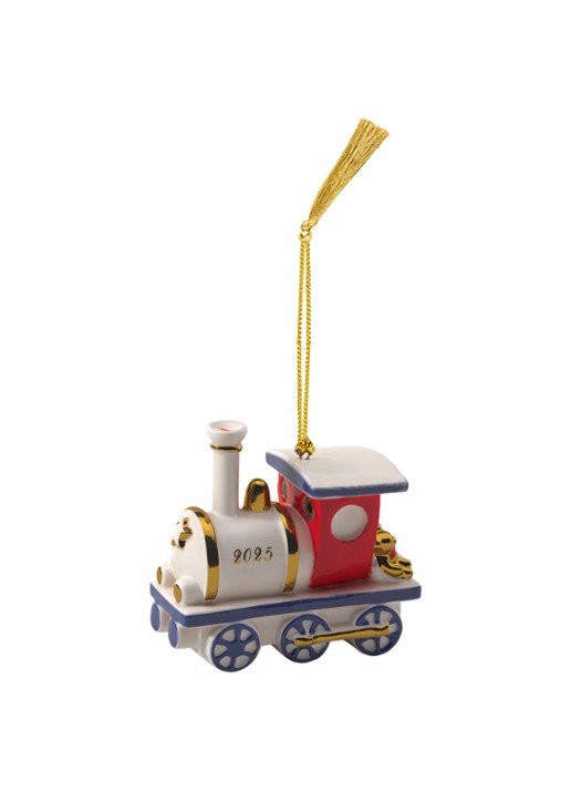 Villeroy & Boch Locomotief 2025 kersthanger 9,2 cm