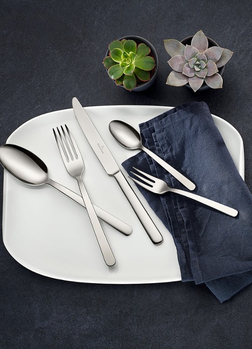 Villeroy & Boch Louis bestekset 30-delig - voorkant 3 zilver