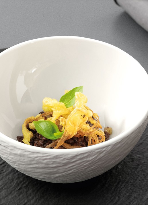 Villeroy & Boch Manufacture Ice kom 14 cm - achterkant 3 wit