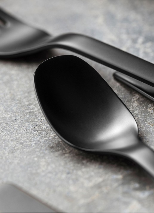Villeroy & Boch Manufacture Rock bestekset 20-delig - achterkant 3 zwart