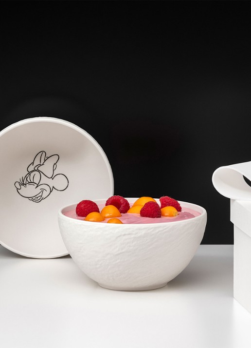 Villeroy & Boch Manufacture Rock blanc - Mickey Mouse kom 14 - detail 4 wit