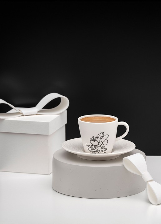Villeroy & Boch Manufacture Rock blanc - Mickey Mouse schotel 15,5 - achterkant 5 wit