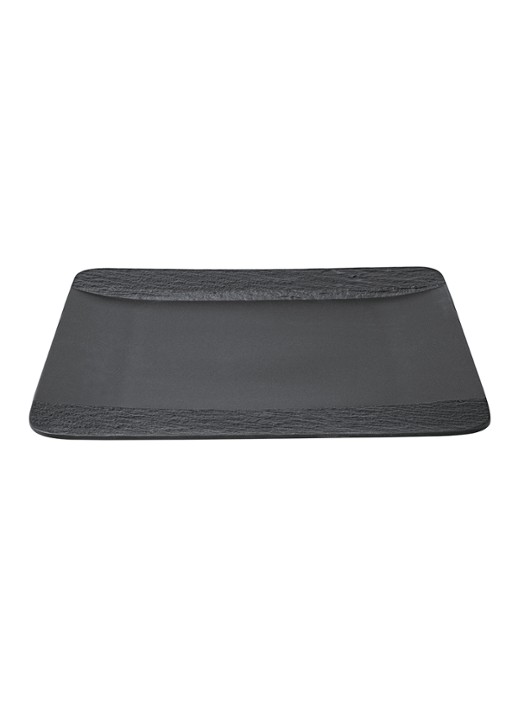 Villeroy & Boch Manufacture Rock dinerbord 28 cm  - voorkant 2 antraciet