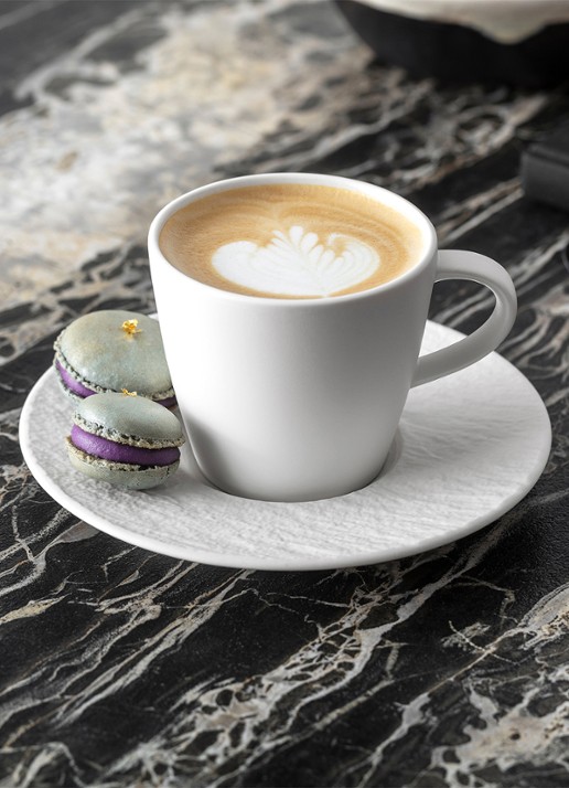 Villeroy & Boch Manufacture Rock espressokopje 10 cl - detail 4 gebroken wit
