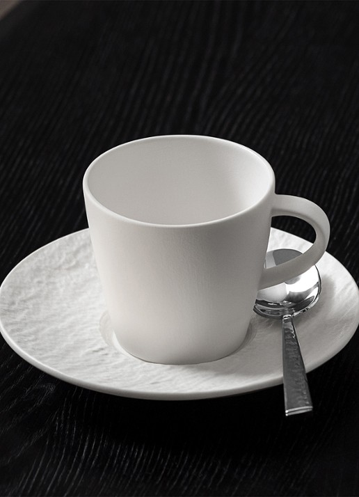 Villeroy & Boch Manufacture Rock espressokopje 10 cl - voorkant 3 gebroken wit