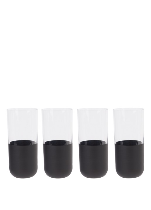 Villeroy & Boch Manufacture Rock longdrinkglas 40 cl set van 4