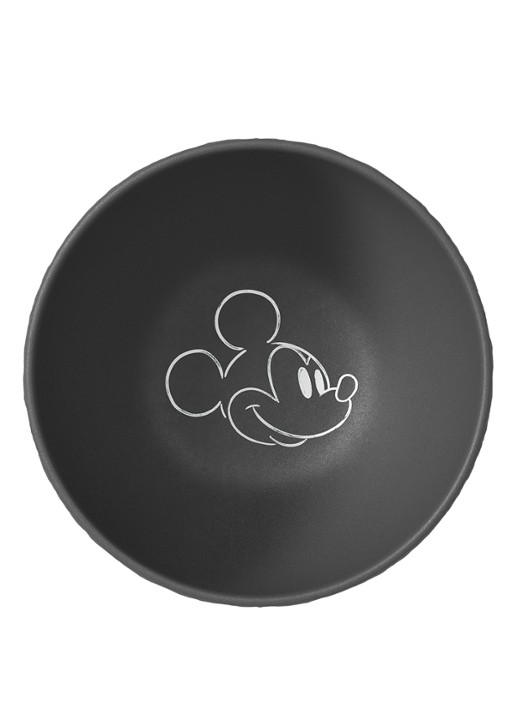 Villeroy & Boch Manufacture Rock - Mickey Mouse kom 14 cm - voorkant 2 zwart