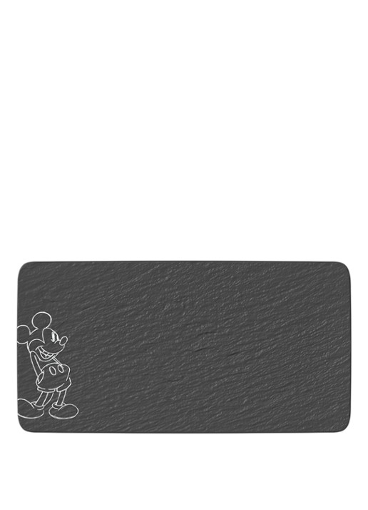 Villeroy & Boch Manufacture Rock - Mickey Mouse serveerschaal 35 x 18 cm