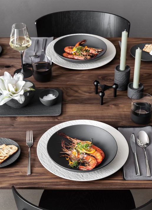 Villeroy & Boch Manufacture Rock side plate bordje 16 cm - achterkant antraciet
