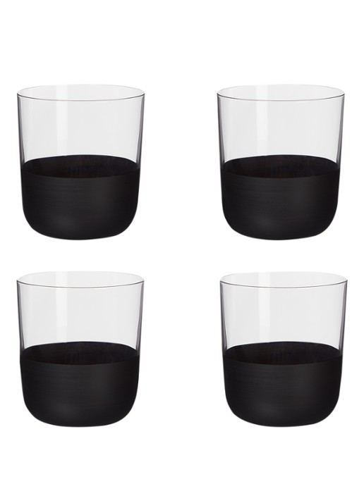 Villeroy & Boch Manufacture Rock whiskyglas 25 cl set van 4