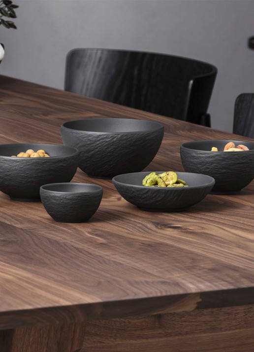 Villeroy & Boch Manufacture schaal  - detail 3 antraciet