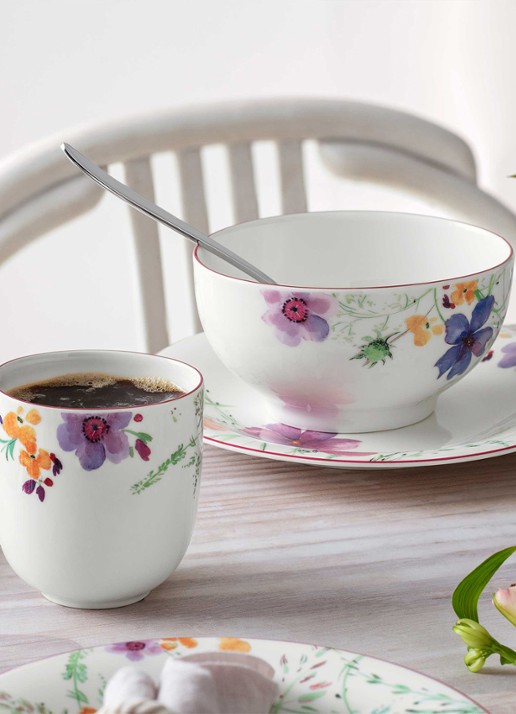 Villeroy & Boch Mariefleur Basic Starter serviesset 8-delig - achterkant 4 gebroken wit