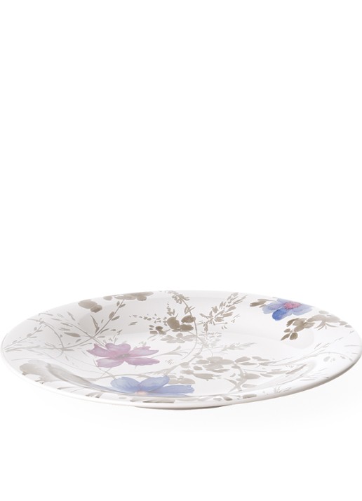 Villeroy & Boch Mariefleur Gris ontbijtbord 21 cm - voorkant 3 lichtgrijs