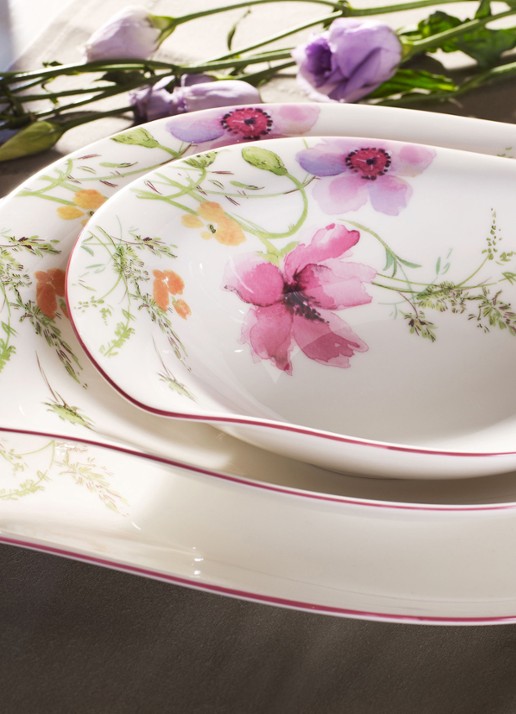 Villeroy & Boch Mariefleur serveerschaal 29 cm - achterkant gebroken wit