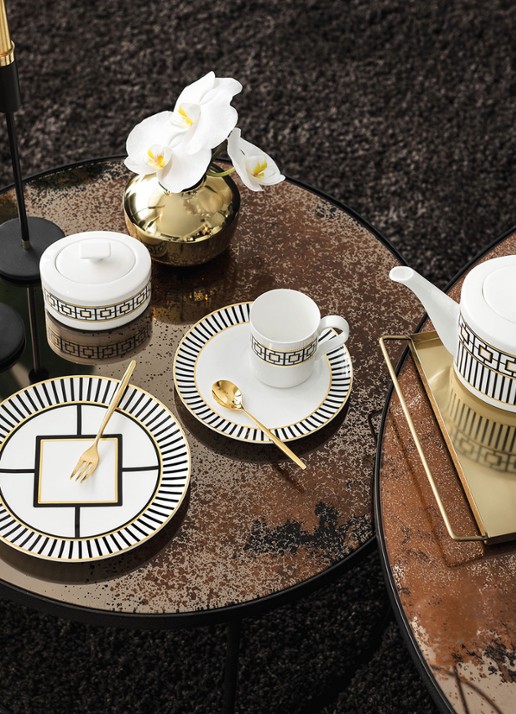 Villeroy & Boch MetroChic kopje 21 cl - detail gebroken wit