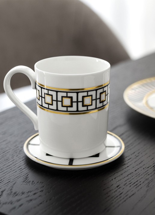 Villeroy & Boch MetroChic mok 30 cl - voorkant 5 gebroken wit