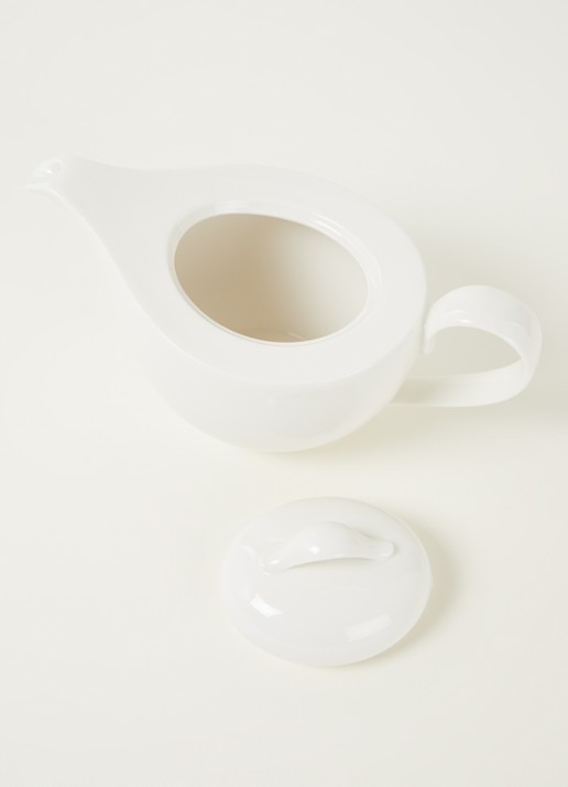 Villeroy & Boch New Cottage Basic theepot 1,2 liter  - detail 2 gebroken wit