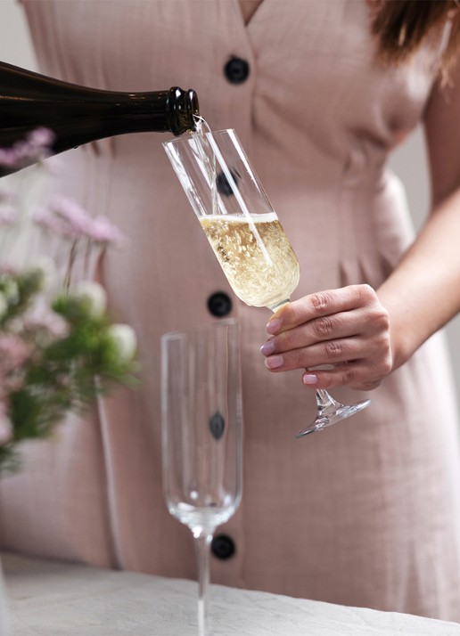 Villeroy & Boch NewMoon champagneglas 17 cl set van 4 - detail 3 transparant
