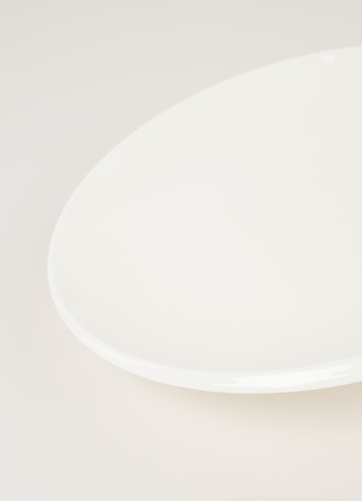 Villeroy & Boch NewMoon diep bord 25 cm - detail 3 creme