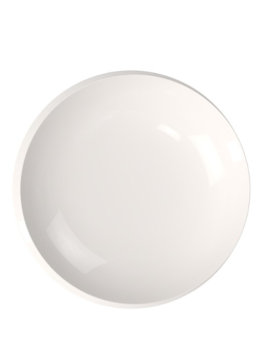 Villeroy & Boch NewMoon diep bord 25 cm - voorkant 2 creme
