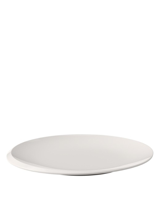 Villeroy & Boch NewMoon dinerbord Ø27 cm - voorkant 3 gebroken wit