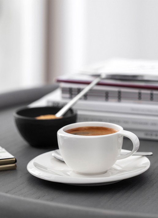 Villeroy & Boch NewMoon espressokopje 10 cl - achterkant creme