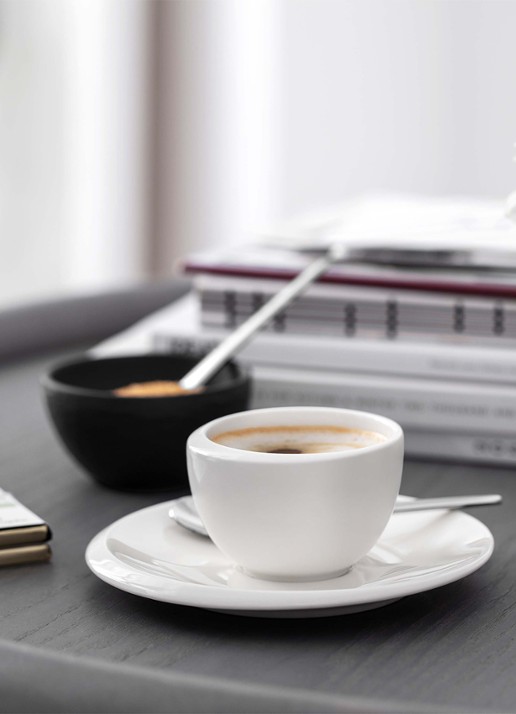 Villeroy & Boch NewMoon espressokopje 9 cl - achterkant creme